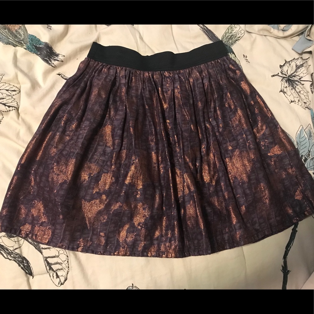 Animal print skirt